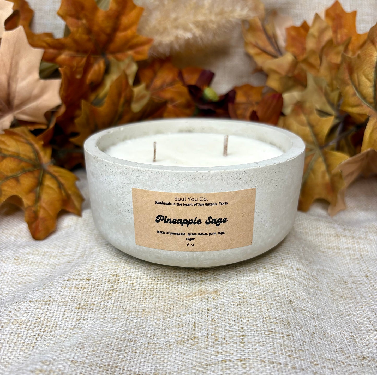 Pineapple Sage Soy Candle - 6 oz.