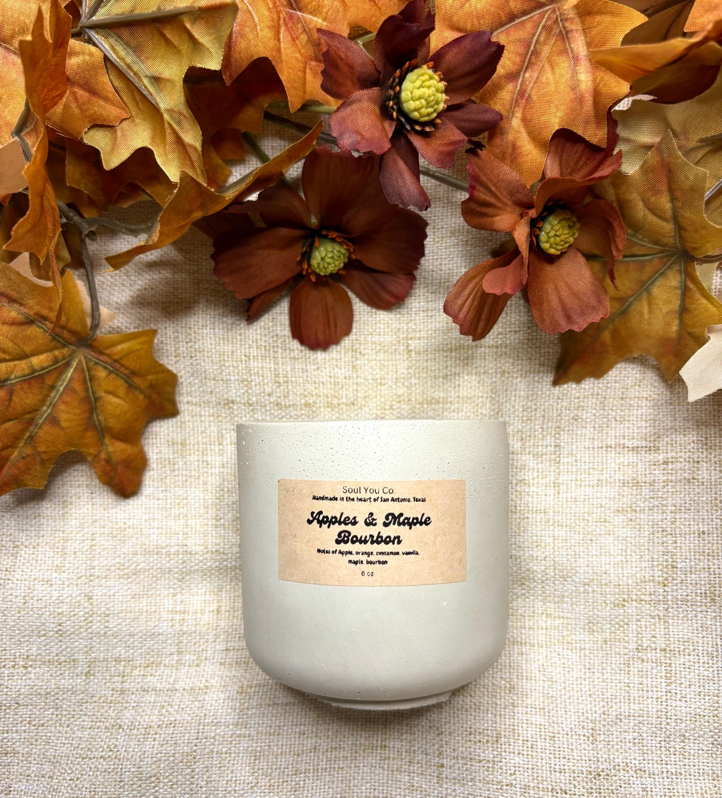 Apples & Maple Bourbon Soy Candle - 6 oz.