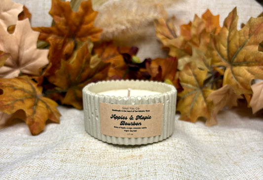Apples & Maple Bourbon Soy Candle- 2.5 oz.