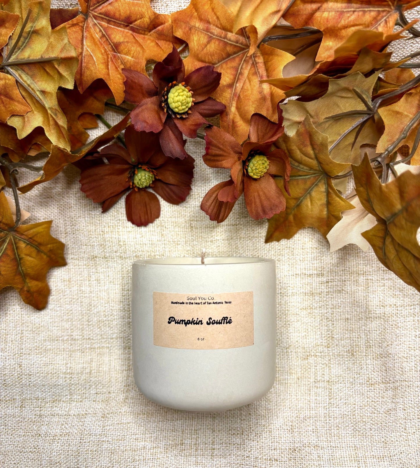 Pumpkin Soufflé Soy Candle - 6 oz.